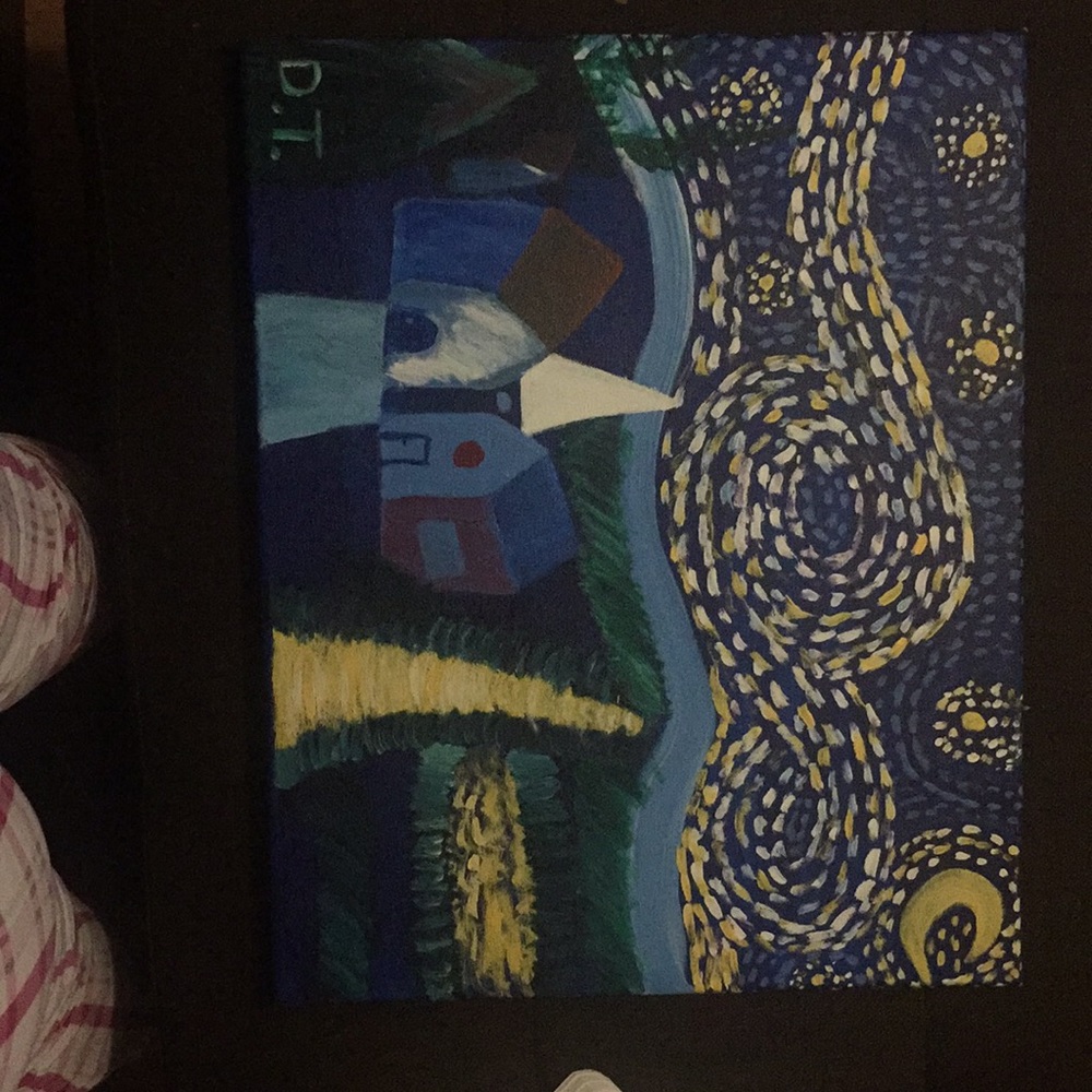 Original Starry Night Painting